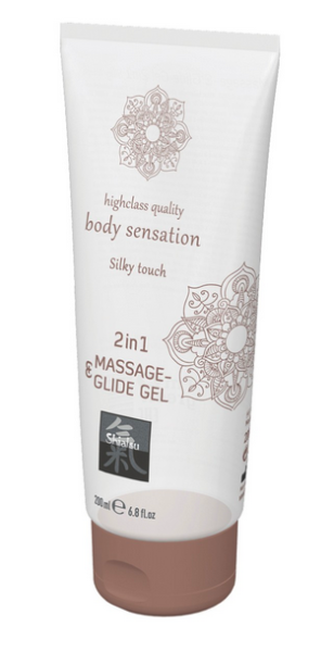 Shiatsu Massage und Gleitmittel 2in1 Silky Touch 200ml
