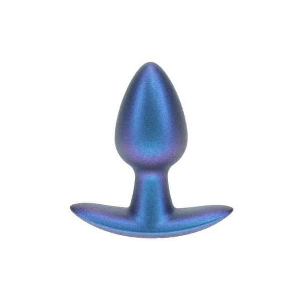 OUCH! Smooth Silicone Plug Small Metallic Blue
