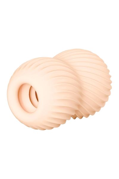 Pocket Pals Misty White Masturbator – 2-in-1 Struktur & kompakt