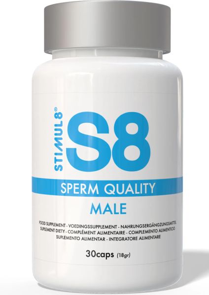 S8 Sperm Quality Tabs 30 Stück – Männer Fruchtbarkeit unterstützen