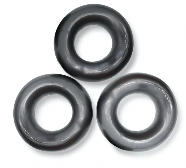 Fat Willy Cockring 3-Pack - Steel