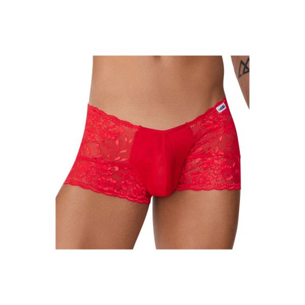 CandyMan Veno-Spitzenshorty Rot