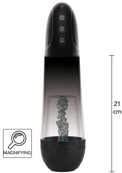 Hidden Desire Fusion X automatische Magnifying Penispumpe mit Hülle in Schwarz 1