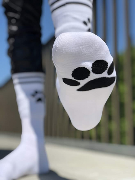 Sk8erboy PUPPY Socks White 4