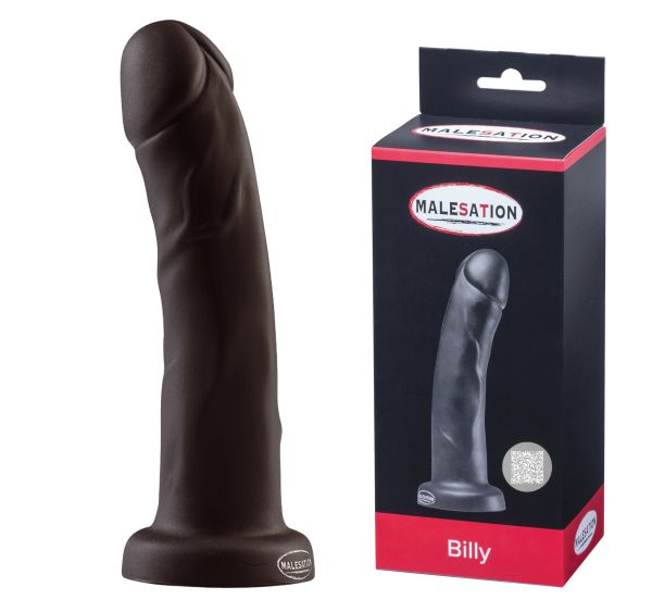 Malesation Billy Dildo mit Saugfuß in Schwarz 1