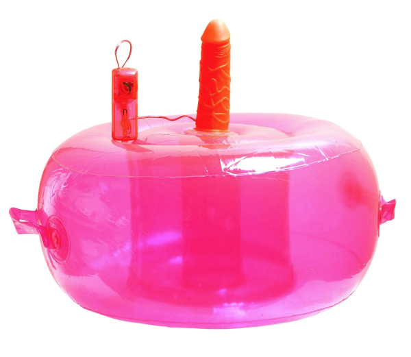 Seven Creations Vibrating Fuck Seat aufblasbarer Sitz mit Dildo Pink