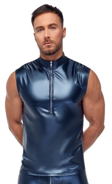NEK Shirt blau metallic