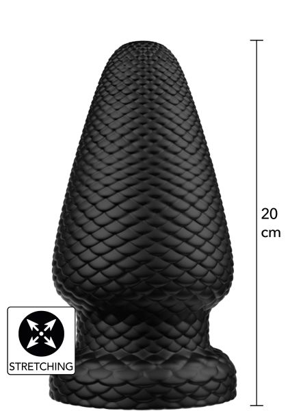 Hidden Desire Extreme Giant Dragon XXL Analplug in Schwarz 1