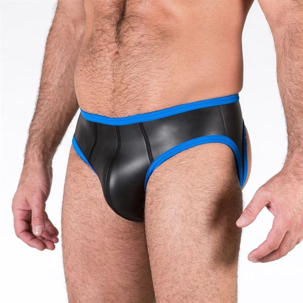 Neopren Jock schwarz-blau