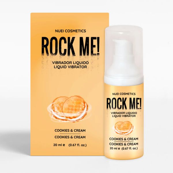 Rock Me Liquid Vibrator Cookies & Cream 20 ml – prickelndes Stimulationsgel