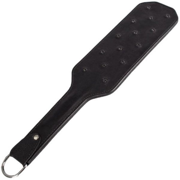 Black Label Lederpaddel mit Stacheln