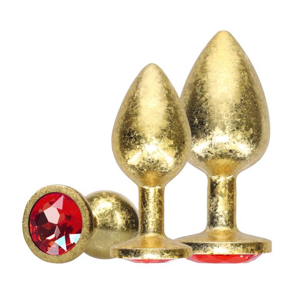 Ouch! Milan Collection Analplug Set 3 teilig in Gold 1