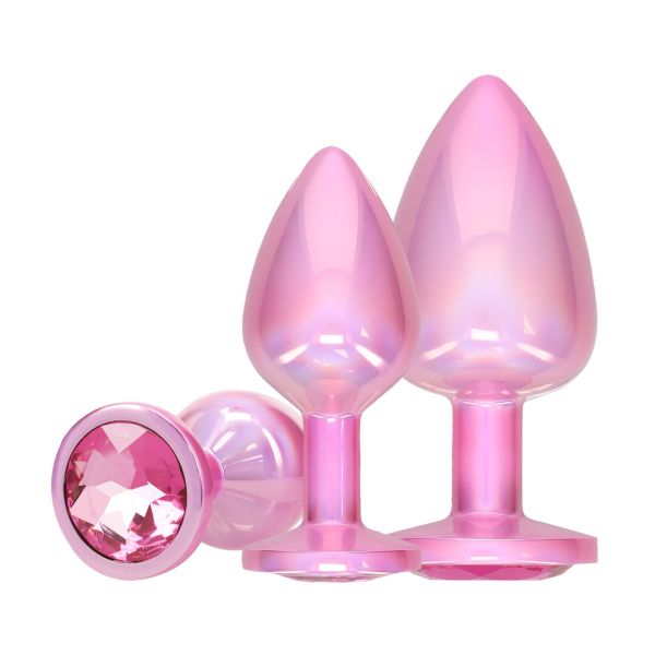 Ouch! Paris Collection Analplug Set 3 teilig in Pink 1