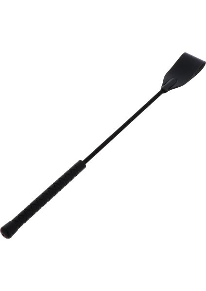Hidden Desire Crop Flapper Whip BDSM-Gerte Schwarz