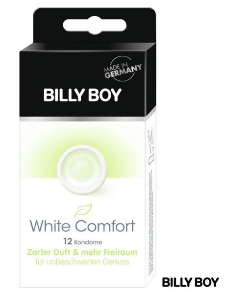 BILLY BOY White Comfort condoms - 12 pieces