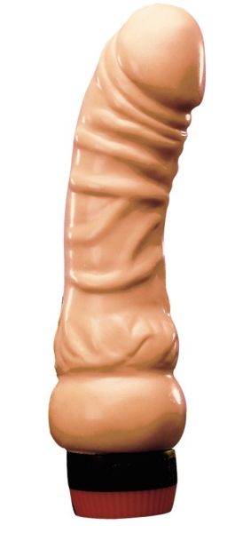 You2Toys Klassischer Naturvibrator mit Äderung in Hautfarben 1