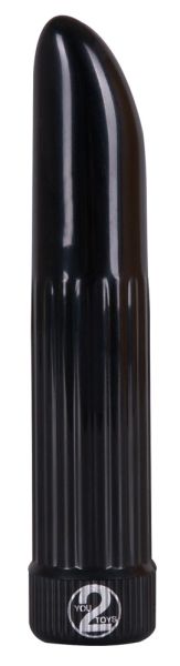 You2Toys Ladyfinger Minivibrator mit Rillen in Schwarz 1