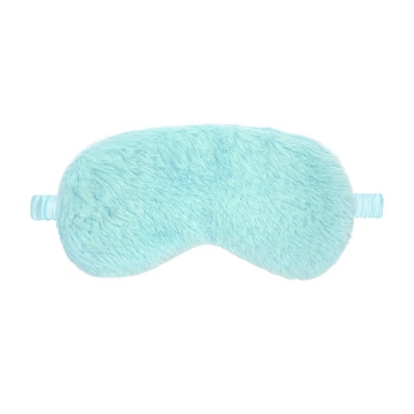 Ouch! Fluffy Mask Augenmaske mit Plüsch in Puderblau 1