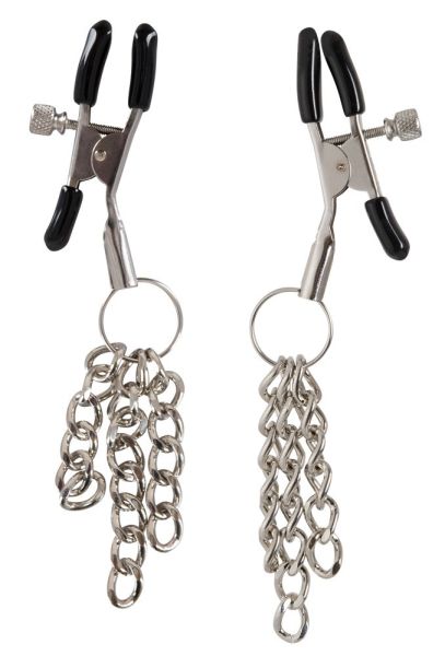 You2Toys Nipple Clamps Nippelklemmen mit Kettchen in Silber 1