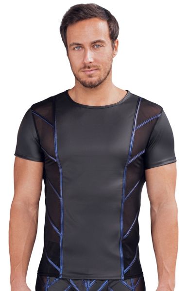NEK Shirt schwarz-blau mattlook