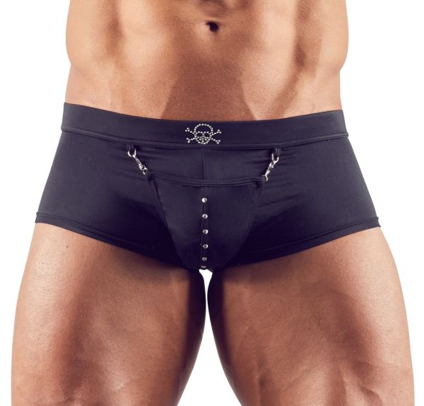 Svenjoyment Piraten Pants mit Totenkopf in Schwarz 1