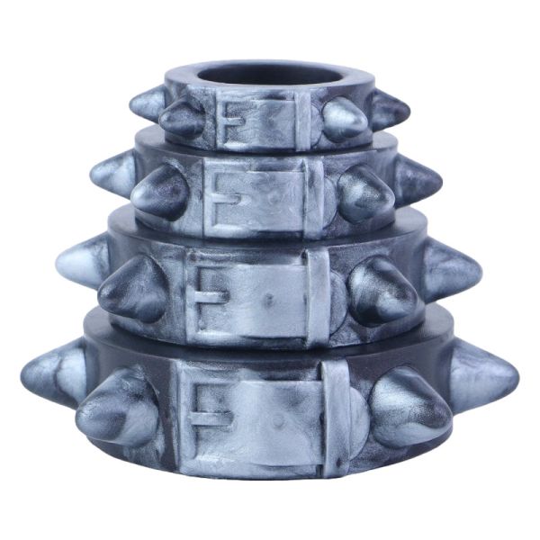 CockzRing Pitneck Cockring Set Grau 4er Set