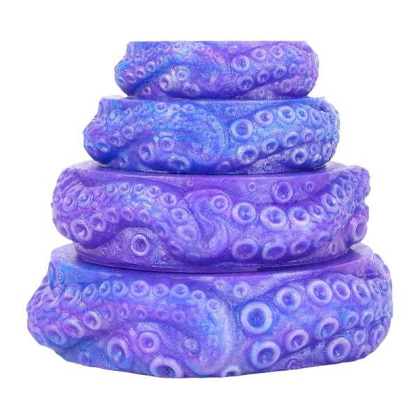CockzRing Oktopus Cockring Set Lila 4er Set