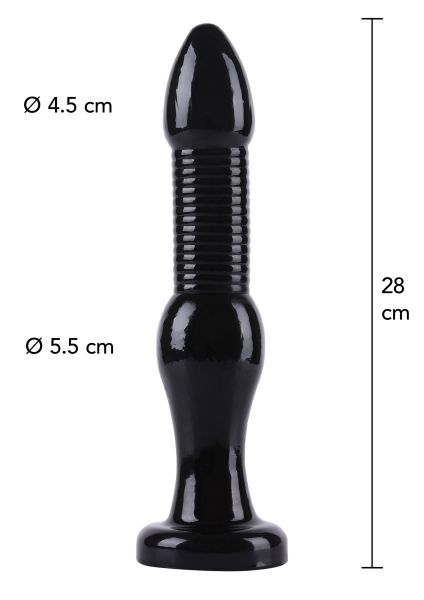 Hidden Desire Anal Intruder 28 cm Analplug Schwarz