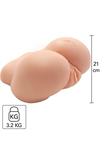 Hidden Desire Bangers Big Butt Banger Masturbator mit Vibration in Hautfarben 1