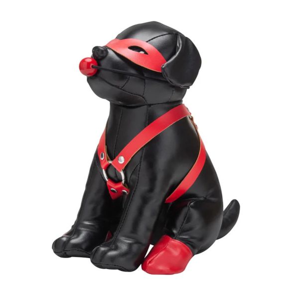Prowler Red Kunstlederhund Bandit 24cm Schwarz