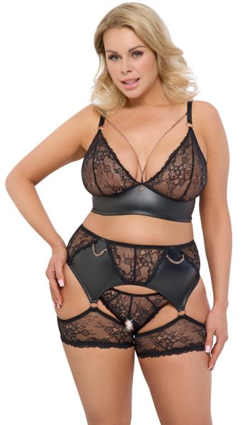 Cottelli CURVES Set Soft-BH und overt Slip