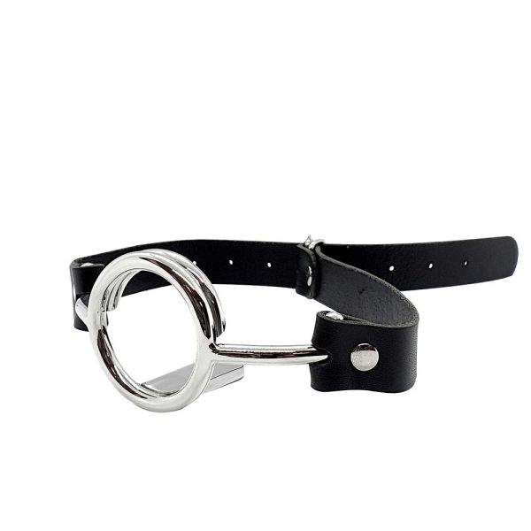 Black Label Ringknebel aus Edelstahl mit Zungenspatel