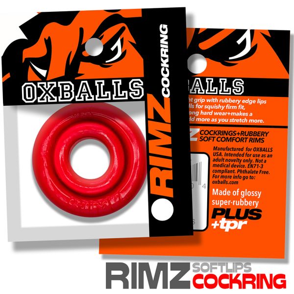Oxballs RIMZ Softlips Cockring Red