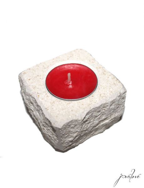 Stone tealight holder 3