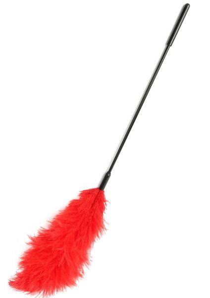 Hidden Desire Extreme Double Feather Tickler in Rot 1