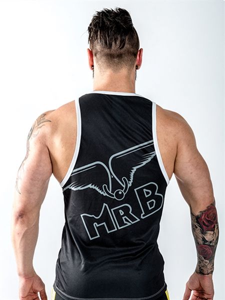 Mister B Urban Leeds Muscle Shirt – Logo Shirt für Herren