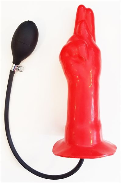FIST Inflatable Fist Dildo - Red