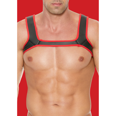 Ouch! Neoprene Harness Rot S/M