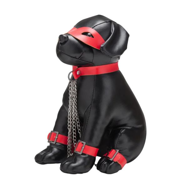 Prowler Red Kunstlederhund Captain Chains 24cm Schwarz
