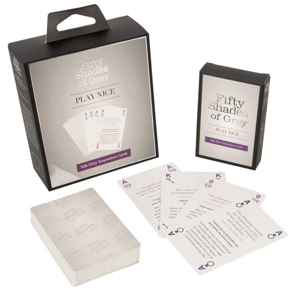 Fifty Shades of Grey Play Nice Talk Dirty Inspiration Cards