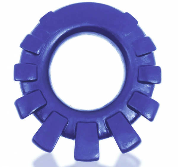 Oxballs COCK-LUG lugged cockring - Marine Blue