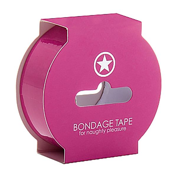Ouch! Non Sticky Bondage Tape Fesselband 17,5 m in Pink 1