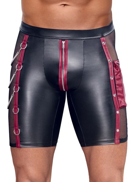 NEK Pants schwarz-rot mattlook