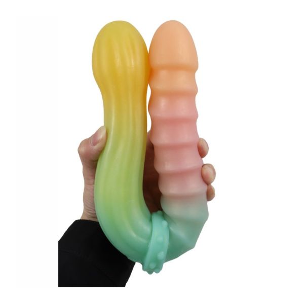 DoublePlayz Rainbowy Doppel-Dildo