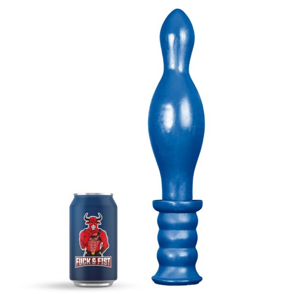 Fuck & Fist Grip Trainer S-Curve Dildo Blau