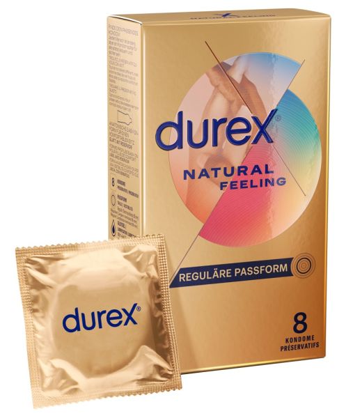Durex Natural Feeling Latexfree condoms 8 and 14 pieces