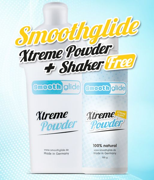 Smoothglide Xtreme Powder 100g + Shaker Gratis