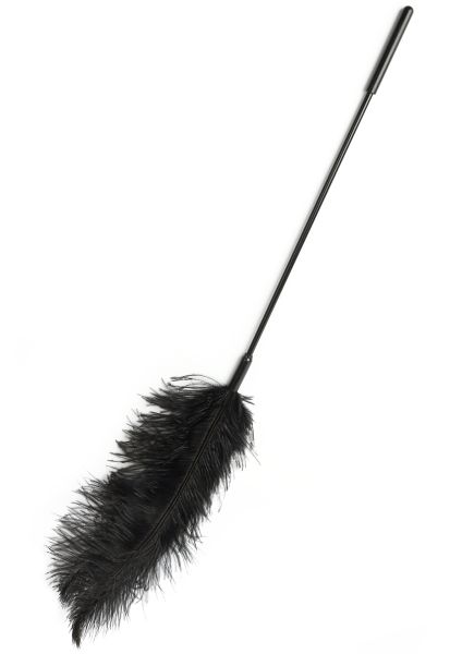 Hidden Desire Extreme Double Feather Tickler in Schwarz 1