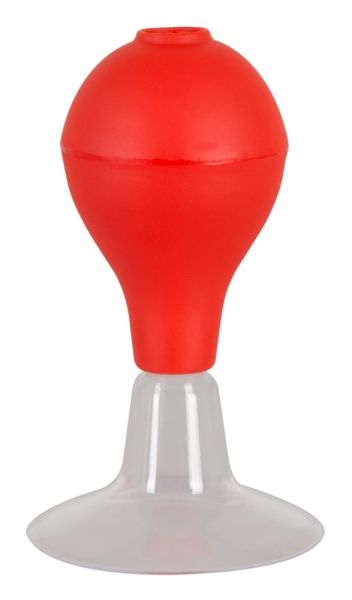 You2Toys Brustnippel Sauger mit Pumpball in Rot und Transparent 1