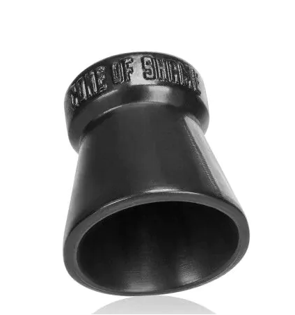 Cone Of Shame Chastity Cockring - Black